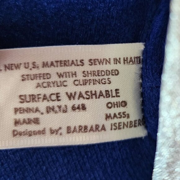 Vintage North American Bear Co Inc Plush Blue Elvis Teddy Bear 20" 1979 - Picture 8 of 10